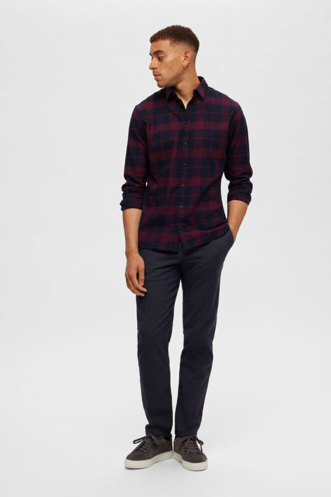 HEMD 16091358 SLHSLIMMOWEN PORT ROYALE