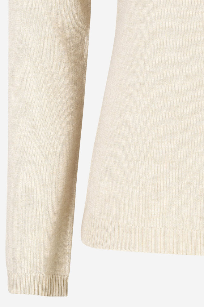 ROLLI SRMARLA ROLLNECK KNIT WHITECAP GRAY