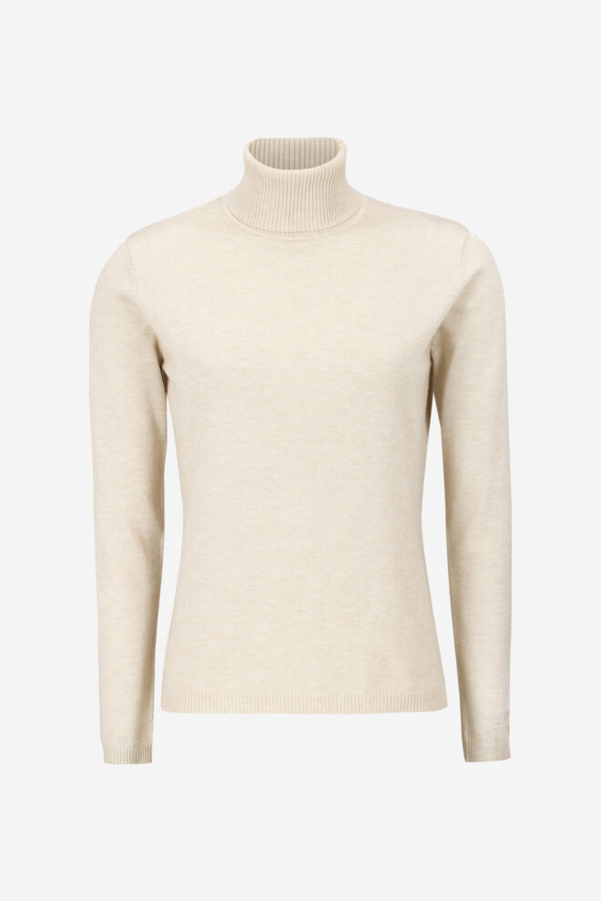 ROLLI SRMARLA ROLLNECK KNIT WHITECAP GRAY