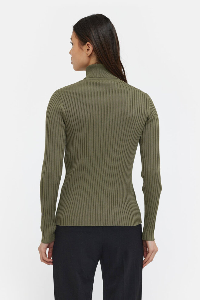 ROLLI SRNOA ROLLNECK KNIT DEEP LICHEN