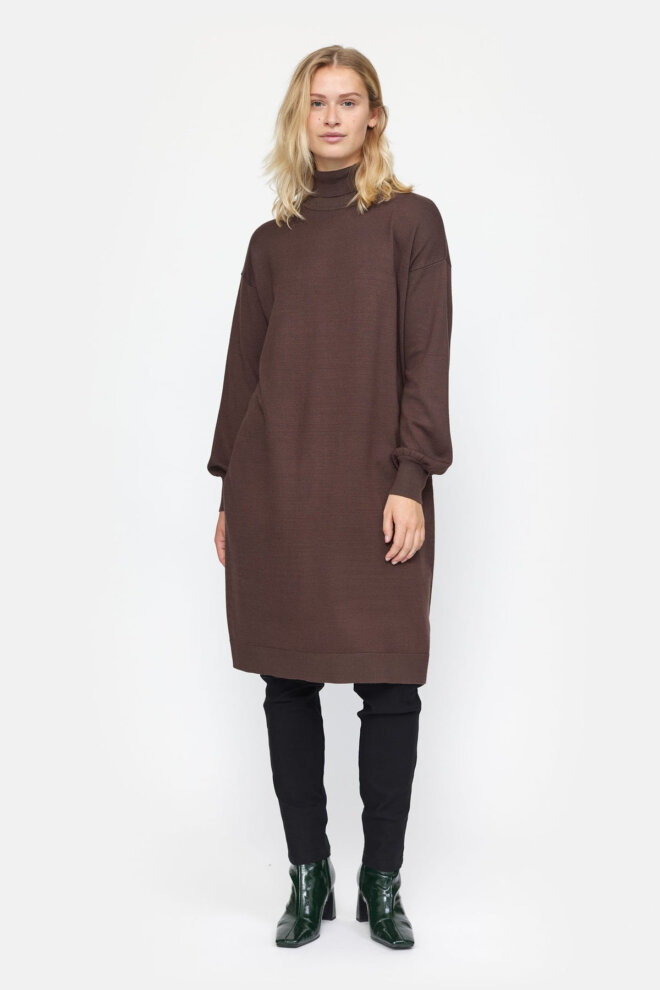 KLEID SRLEA ROLLNECK DRESS RAIN DRUM