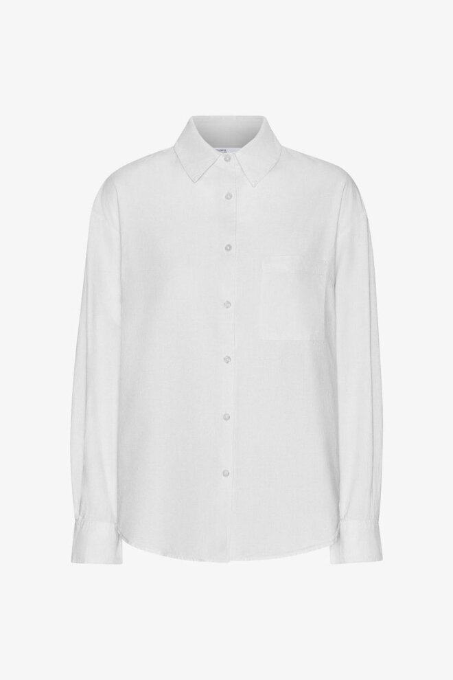 BLUSE ORGANIC OVERSIZED SHIRT OPTICAL WHI
