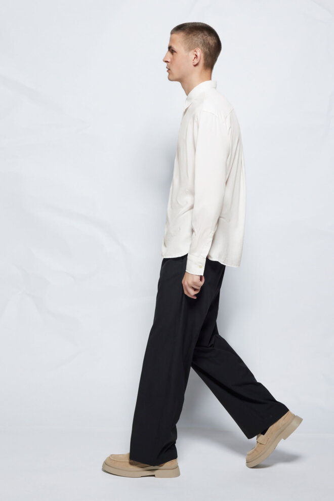 HEMD OSSIAN TENCEL OFFWHITE