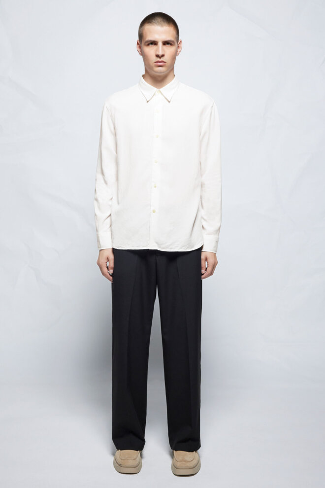 HEMD OSSIAN TENCEL OFFWHITE
