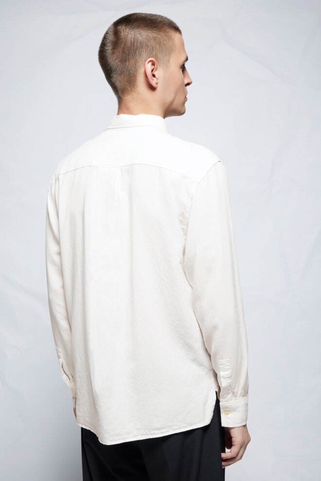 HEMD OSSIAN TENCEL OFFWHITE