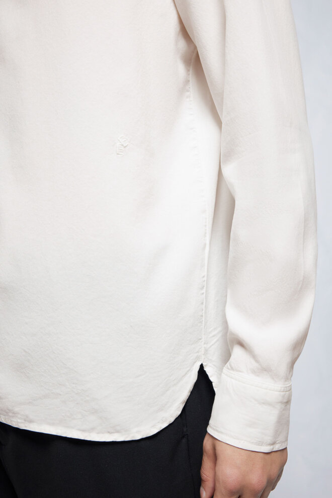 HEMD OSSIAN TENCEL OFFWHITE