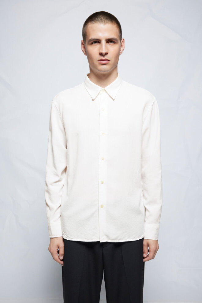 HEMD OSSIAN TENCEL OFFWHITE