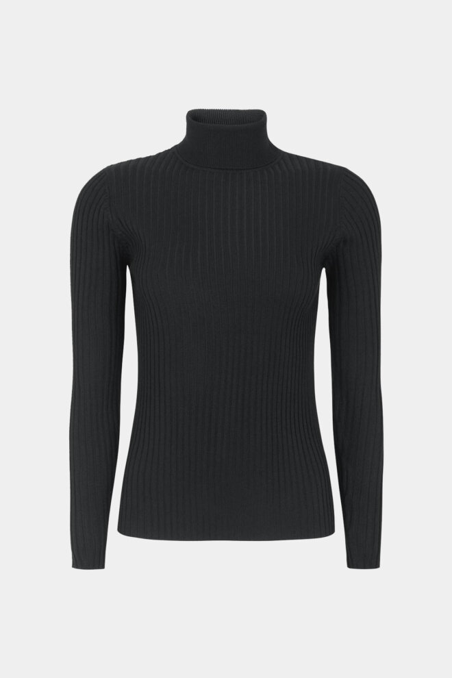 ROLLI SRNOA ROLLNECK KNIT BLACK