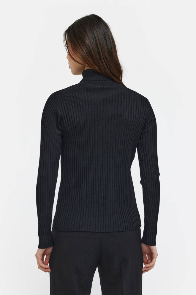 ROLLI SRNOA ROLLNECK KNIT BLACK