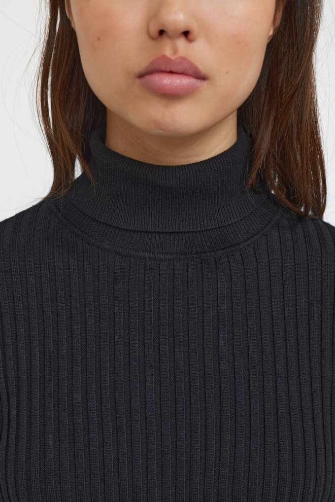 ROLLI SRNOA ROLLNECK KNIT BLACK