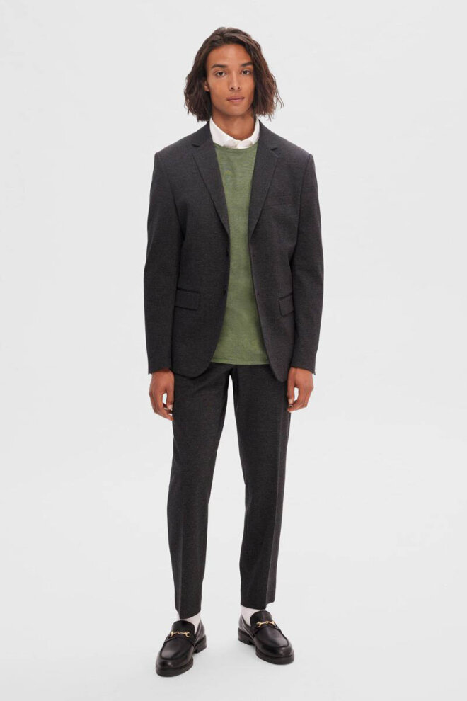 PULLOVER 16079774 SLHROME LS KNIT AGAVE