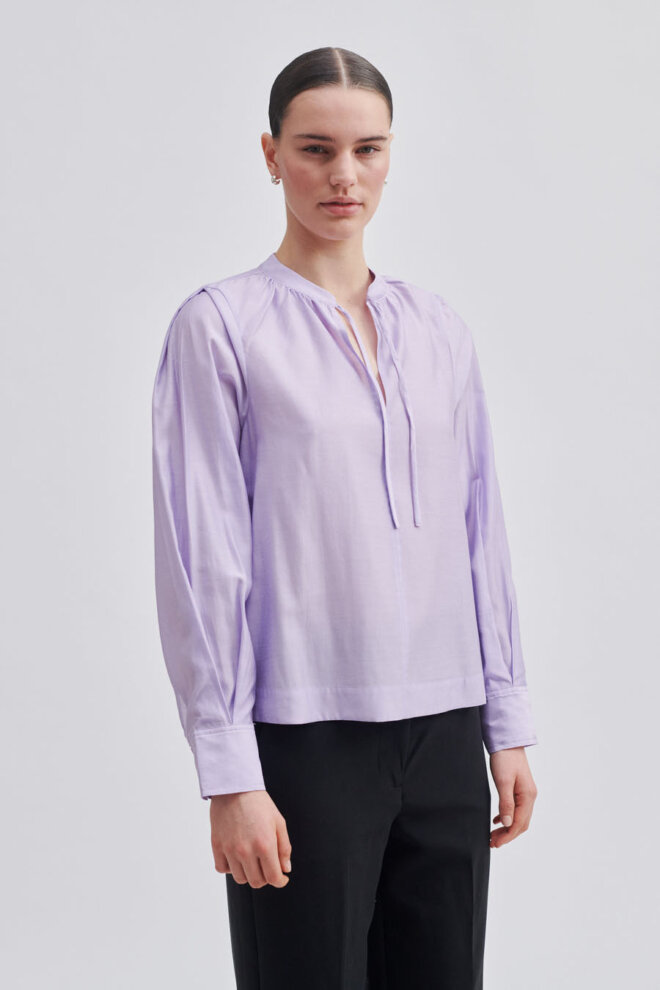 BLUSE MASMAN NEW BLOUSE PASTEL LILAC