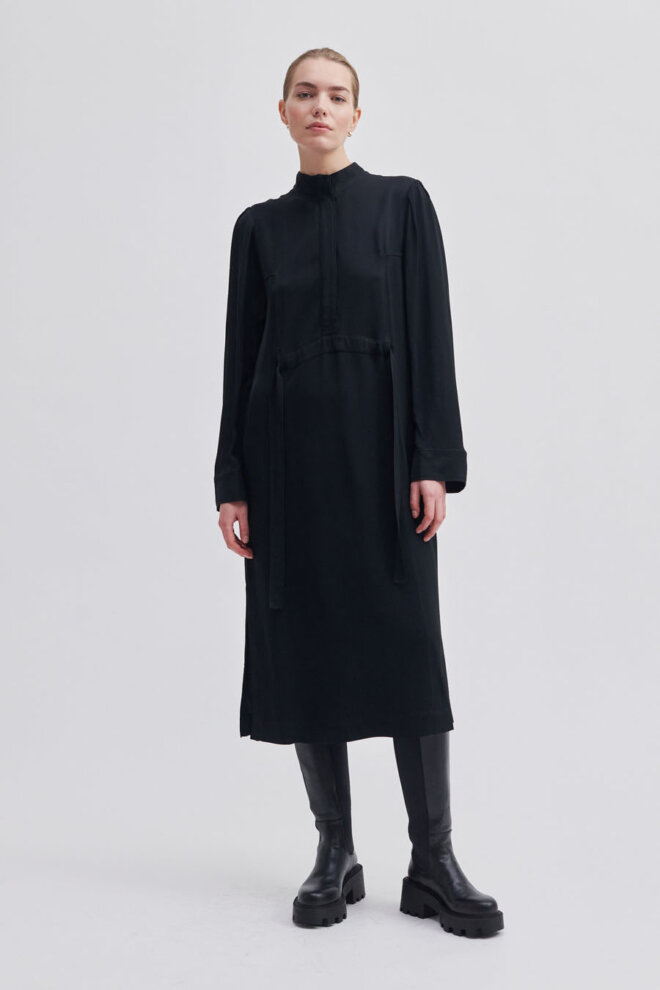 KLEID POINE DRESS BLACK