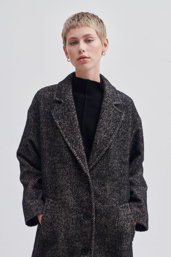 MANTEL CAKILE CLASSIC COAT SILVER MIN