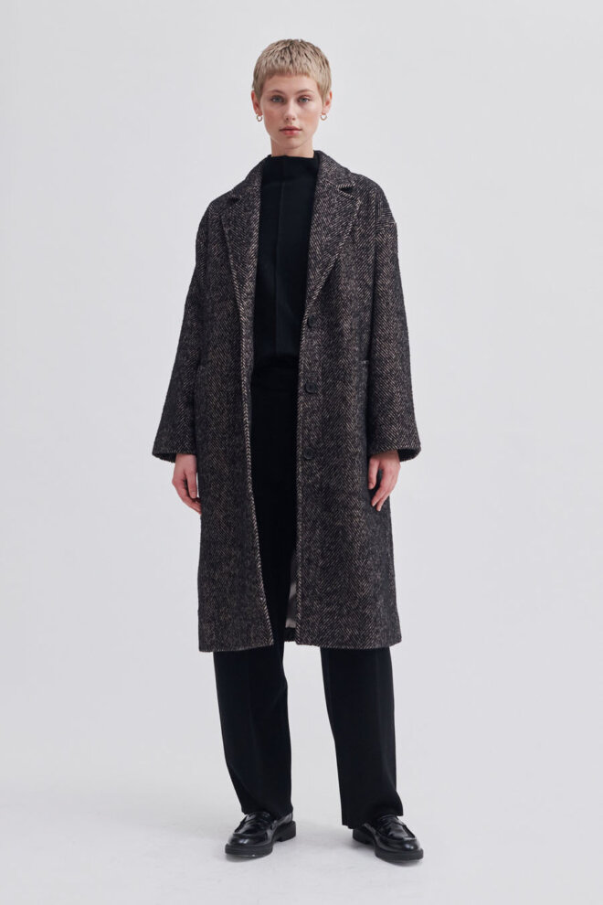 MANTEL CAKILE CLASSIC COAT SILVER MIN