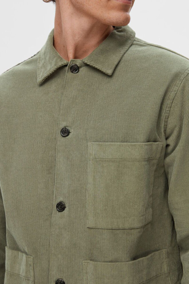 Hemd 16090174 SLHLOOSE TONY VETIVER