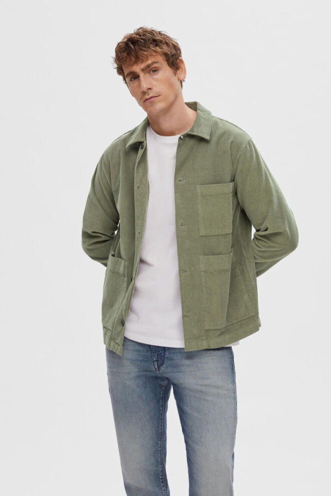 Hemd 16090174 SLHLOOSE TONY VETIVER