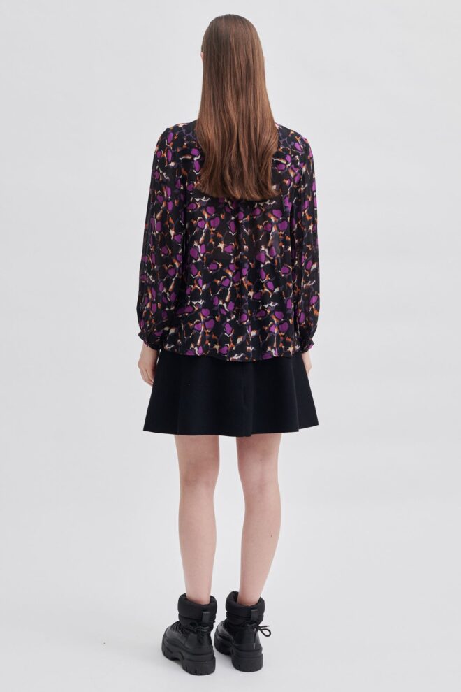 BLUSE POINT SHIRT BLACK