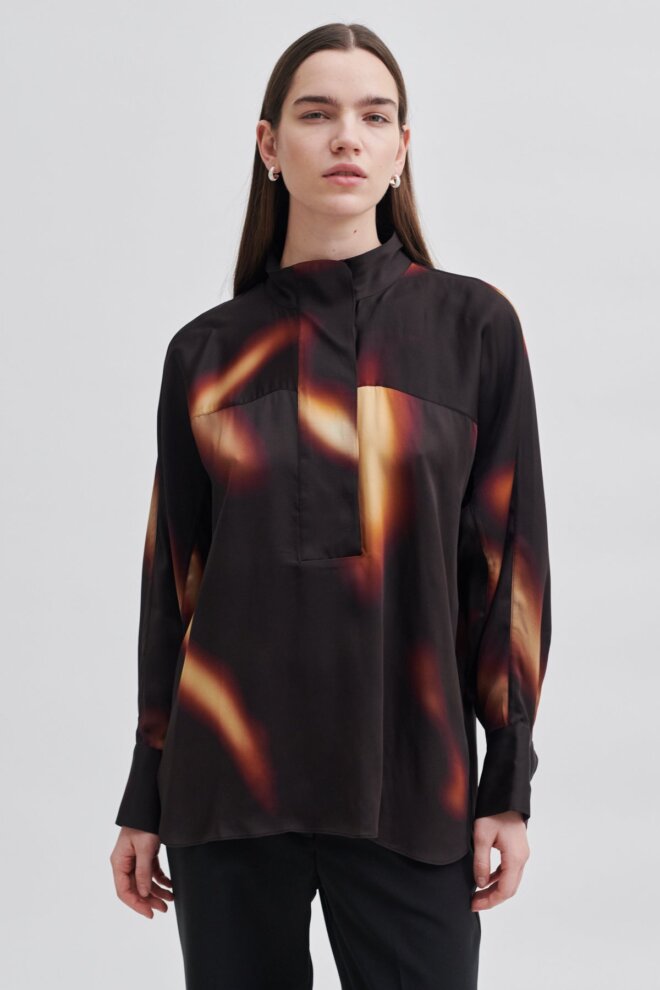 BLUSE GLOWING BLOUSE BLACK