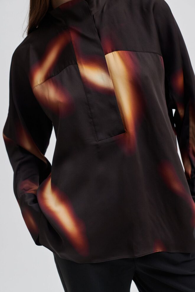 BLUSE GLOWING BLOUSE BLACK