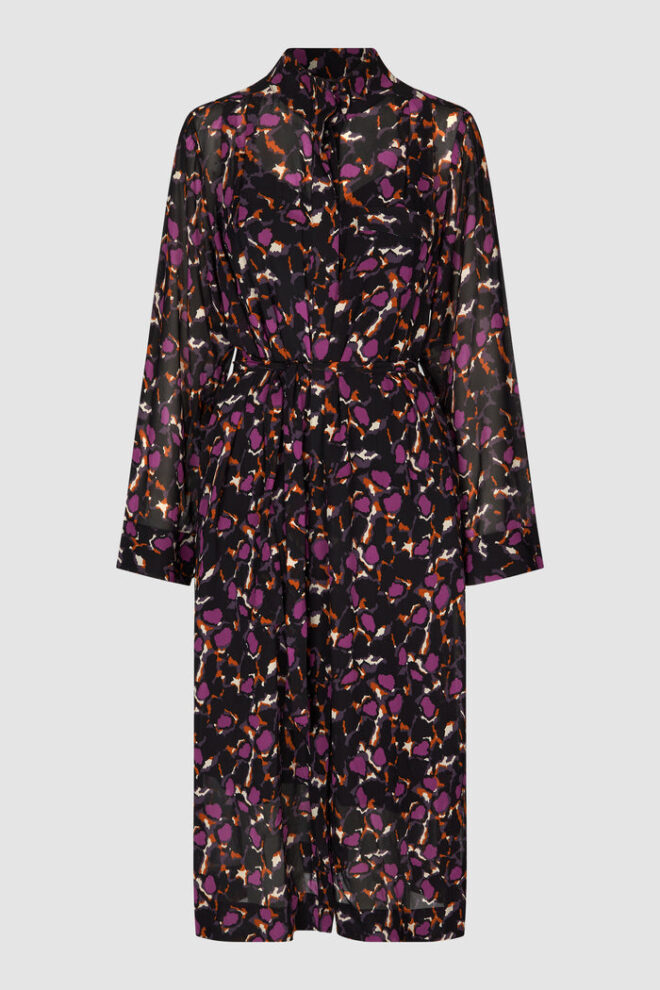 KLEID POINT SHIRT DRESS BLACK