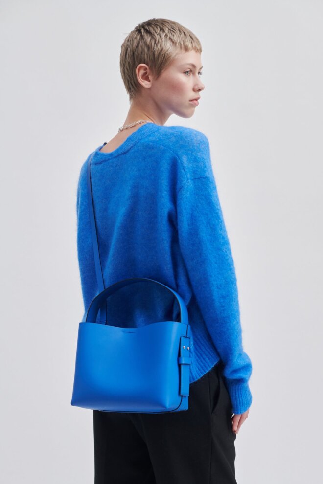 TASCHE LEATA LEATHER BAG CAMPANULA