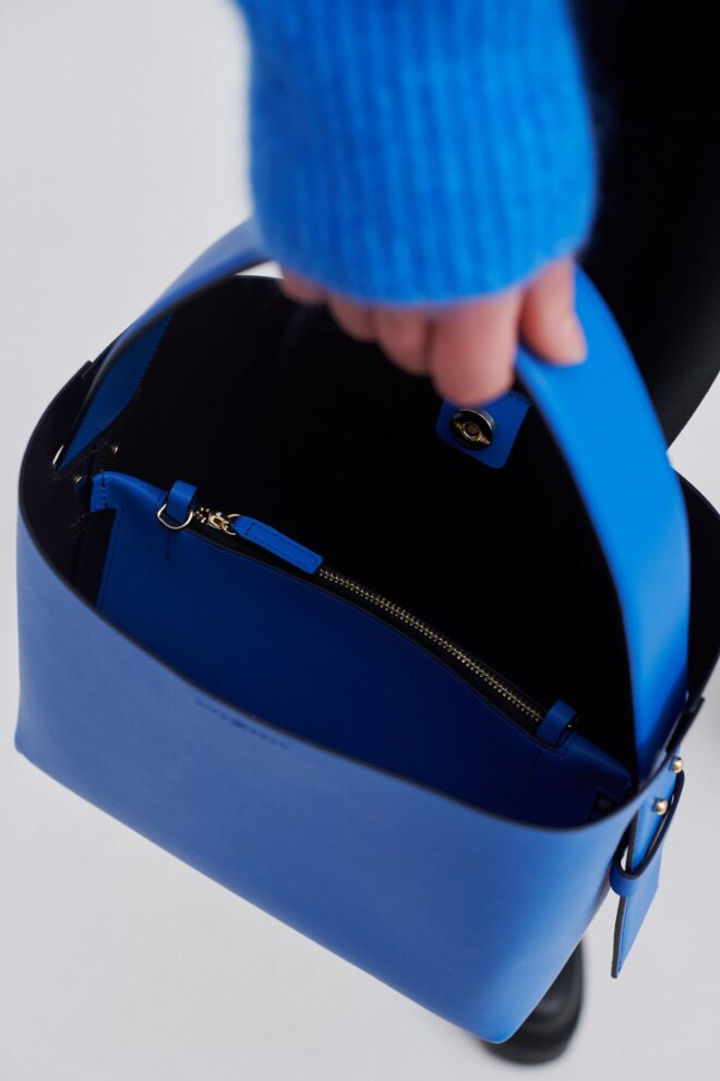 TASCHE LEATA LEATHER BAG CAMPANULA