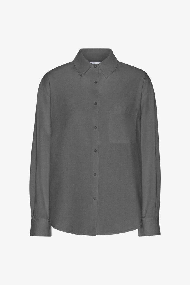 BLUSE ORGANIC OVERSIZED SHIRT STORM GRE