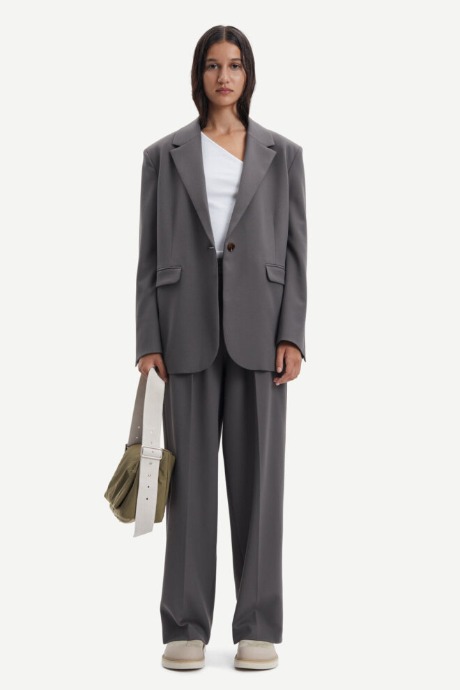 HOSE JULIA TROUSERS DARK BRINDLE