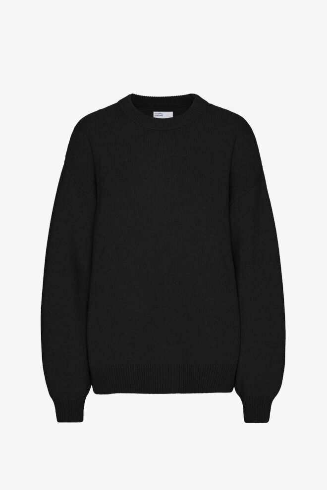 PULLOVER OVERSIZED MERINO WOOL CREW DEEP BLA