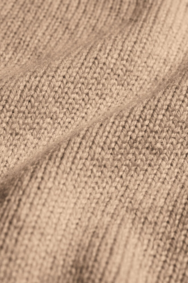 PULLOVER OVERSIZED MERINO WOOL CREW HONEY BE